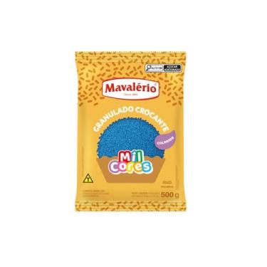 Imagem de Granulado Colorido Mil Cores Mavalério 500g, Azul