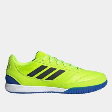 Imagem de Chuteira Futsal Adidas Top Sala Competition II Unissex, Verde, Preto, 
