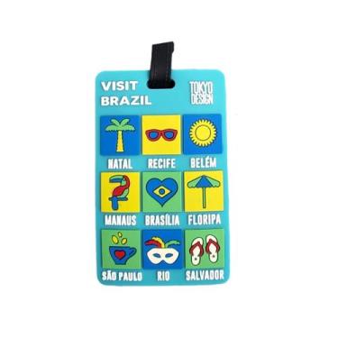 Imagem de Tag Identificadora Mala de Viagem Etiqueta Bagagem Mochila - MultiA, A