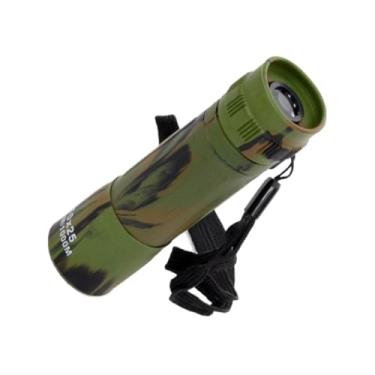 Imagem de Telescópio monocular de camuflagem 10 x 25, monóculo HD de alta potência para adultos, companheiro de viagem compacto e portátil