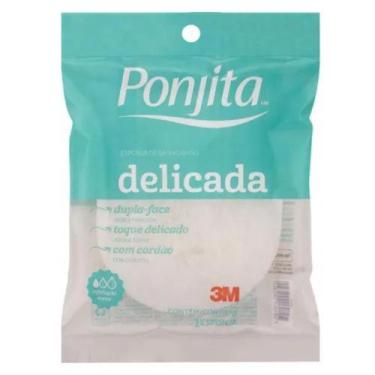 Imagem de Esponja para Banho Dupla Face Delicada Ponjita