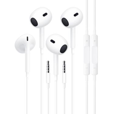 Imagem de Fones de ouvido ALIANSHENG Fones de ouvido intra-auriculares com fio com microfone