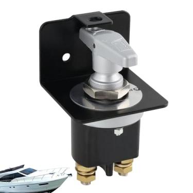 Imagem de Bateria desligada, interruptores de bateria do carro | 12V-36V RV Battery Cutff,Corte de energia automotiva, isolador mestre de desligamento de energia com painel de travamento, à prova d'água para mo