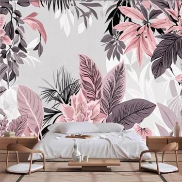 Imagem de Lcythiazole Murais de papel de parede florais de tamanho personalizado, arte de parede, papel de parede removível autoadesivo, na sala de estar ou no quarto.