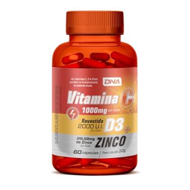 Imagem de Vitamina C + D + Zinco 60 Cápsulas