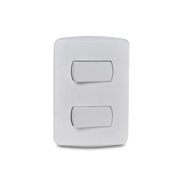 Imagem de Conjunto 2 Interruptores Paralelos 10A 250V Miluz S3B62130, Schneider Electric, Branco