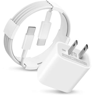 Imagem de CYQAPC Adaptador De Carregador Rápido De 10 Pés E 20 W Para Airpods 4 Gen 4ª Geração, Airpods Pro 2 2ª Geração, Airpods Max 2 2024, Beats Pill 2024, Iphone 16 15, Ipad Air 13/12.9, Cabo Trançado Usb