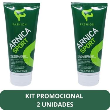 Imagem de Gel Massageador Fashion Arnica Sport Bisnaga 200ml Kit 2 Unidades - Fa