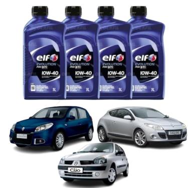 Imagem de Elf Evolution 700 STI 10W-40, Óleo de Motor Semi-Sintético, Kit com 4 Litros, para Veículos Renault