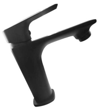 Imagem de Torneira Monocomando Banheiro Lavabo Baixa Preto Fosco - Moreira impor