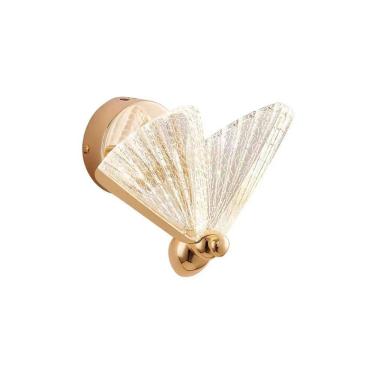 Imagem de Arandela Borboleta Sindora DCB03247 Led Dourada Bivolt