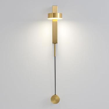 Imagem de HOSETEON Mesinha de cabeceira de ferro com design criativo simples acrílico com ecrã lanterna de parede suporte de lâmpadas LED detetive Square sala de jantar/g candeeiros de quarto