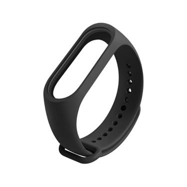 Imagem de Pulseira de silicone para Xiaomi Mi Band 5/6 - preta
