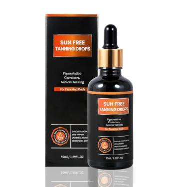 Imagem de PIPIGE Sun Free - Gotas Autobronzeadoras - Gotas Bronzeadoras Para O Rosto - Autobronzeador Sem Sol Com Fórmula Natural De Extração Vegetal - Teor De Dha De 7% A 8%. Gotas Bronzeadoras Hidratantes P
