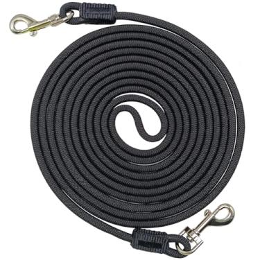 Imagem de Hoanan Corda de amarração para cães pequenos de até 16 kg, coleira longa para gatos, leve, à prova de fuga, para caminhada ao ar livre, para animais pequenos