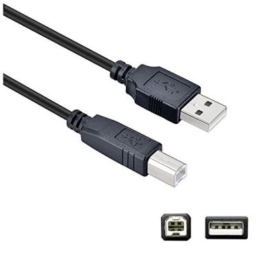 Imagem de Cabo USB de 3 metros para impressora Epson Workforce Modelos: WF-2650 WF-2630 WF-2660 WF-3640 e WF-3620