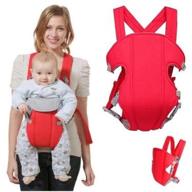 Imagem de Canguru Carregador Neném Costas Reforçado Mochila Bolsa Bebe - NoBrand