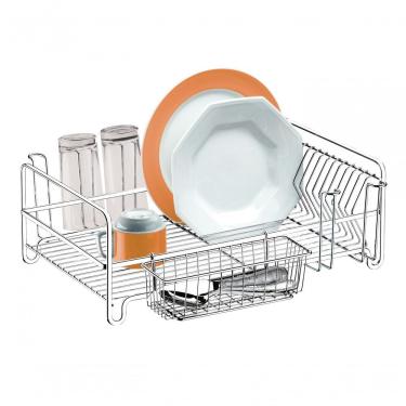 Imagem de Escorredor De Louças Cromado Inox 1606 Future