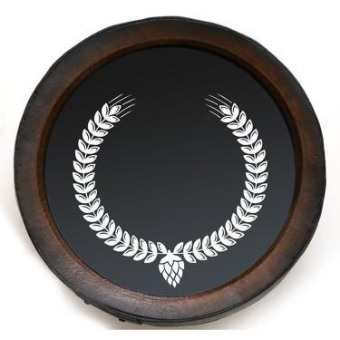 Imagem de Quadro Decorativo Porta Rolhas Redondo Cevada - Grande