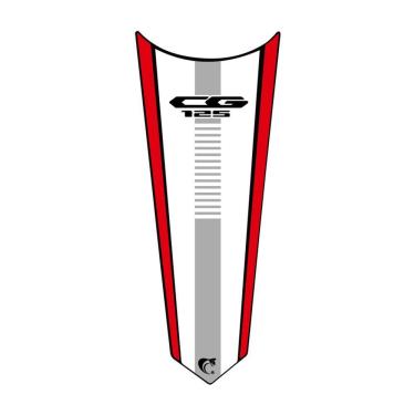 Imagem de Adesivo Faixa Gravata Tanque Moto Cg Titan 125/150/160 Vermelho Cor Cg 125