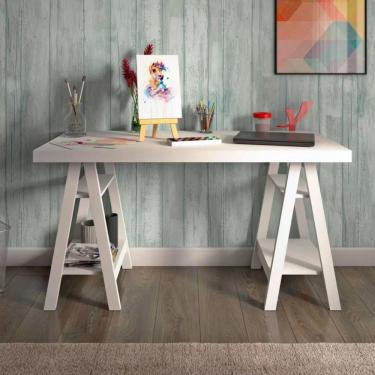 Imagem de Escrivaninha Artany Art Ii Acabamento Em Bp Branco