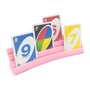 Imagem de HERO Creations 1 Unit Playing Card Holder Tray for Cards-Board Games- Terraforming Mars-Uno (Pink)