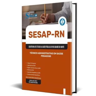 Imagem de Apostila Sesap Rn 2025 Técnico Administrativo Em Saúde - Editora Soluc