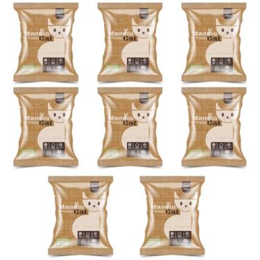 Imagem de Areia Higiênica Biodegradavel 16kg Mandioca para Gatos Mndiocat Extra Fina