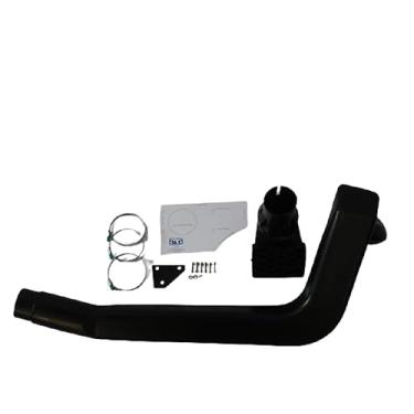 Imagem de Snorkel CJ5 para Jeep Willys, Lado Direito do Passageiro, Kit Completo com Suportes e Gabarito de Instalação, Preto