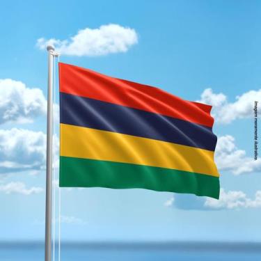 Imagem de Bandeira das Ilhas Maurício 80cmx140cm Tecido Oxford 100% Poliéster - 