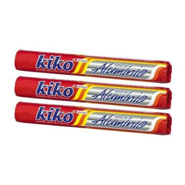 Imagem de Papel Alumínio De Alta Qualidade 45Cmx7M Kit 3 - Kiko