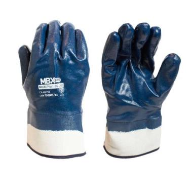 Imagem de Luva Segurança Nitrílica Trabalhos Pesados Madeira Concreto Chapa Cons
