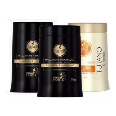 Imagem de Kit Haskell 2 Máscaras Cavalo Forte E Mandioca 900g