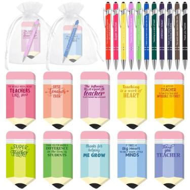 Imagem de Conjunto de blocos de notas para professores Kosiz, 90 peças em forma 