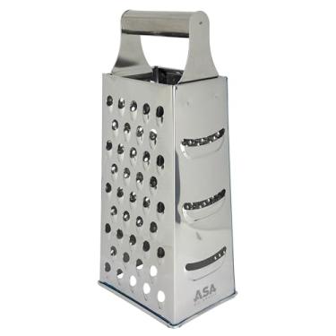 Imagem de Ralador Inox 4 Faces Grande, Prata, Asa do Brasil