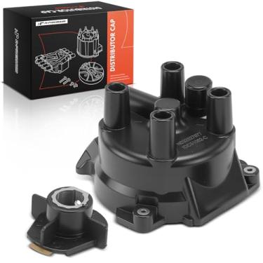 Imagem de A-Premium Tampa do distribuidor de ignição compatível com Nissan Sentra 1995-2000 1.6L, Frontier 1998-2004 2.4L, Xterra 2000-2004 2.4L, 200SX 1995-1998 1.6L, Pickup 1996-1997 2.4L