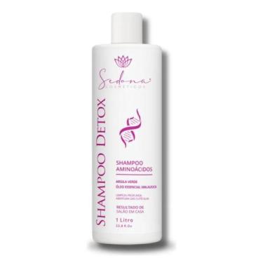 Imagem de Shampoo Detox Com Argila Verde Controle Da Oleosidade 1l - Sedona Cosm