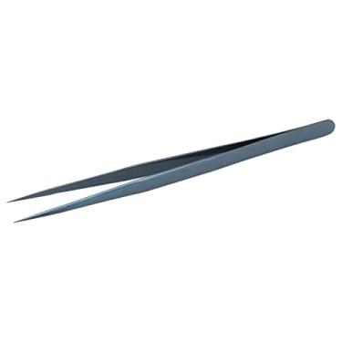 Imagem de Precisão Tweezer portátil Resistência de corrosão estável Tweezer de ponto fino para reparo de PC e liga de alumínio para PC para celular e liga de alumínio (Azul)
