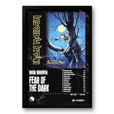 Imagem de Quadro Álbum Spotify Fear Of The Dark 40x60cm