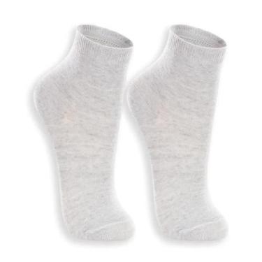 Imagem de Kit 2 meias lupo com cano médio ref:2830 menino, Cinza, 30/6