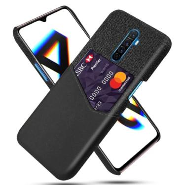 Imagem de Capa para OPPO X2 Pro,Anti-deslizamento,Proteção contra quedas de 360°,Resistência à impressão digital,Tela e caso de couro PU com 1 slot de cartão atrás-Black