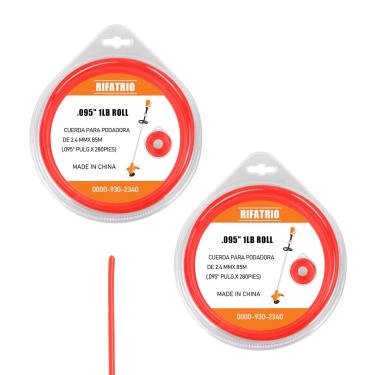 Imagem de Rifatrio Linha de aparador 0000-930-2340 0,241 cm (280') para corda Stihl Weed Eater - 2 peças