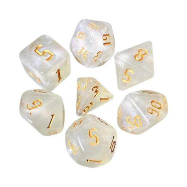 Imagem de Dados de RPG Fantasy Starlight - Design Retrô com Cores Incríveis, B06