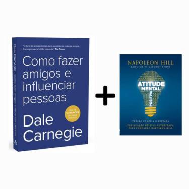 Imagem de Kit Livros, Como Fazer Amigos e Influenciar Pessoas + Atitude Mental P