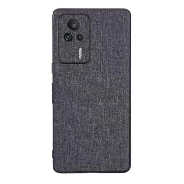 Imagem de Capas Compatível com Xiaomi Redmi K60e,Design de padrão de tela,Pproteção completa de 360°,Pplástico macio,Proteção contra quedaBlack
