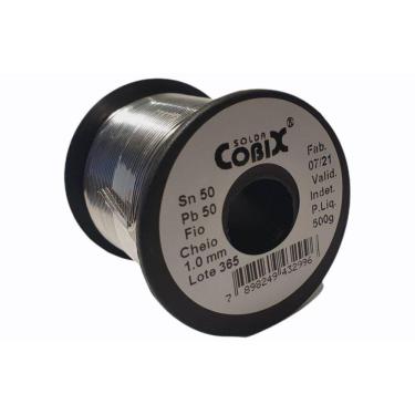 Imagem de Solda Estanho 50X50 1.0Mm Carretel 500G Fio Cheio - Cobix