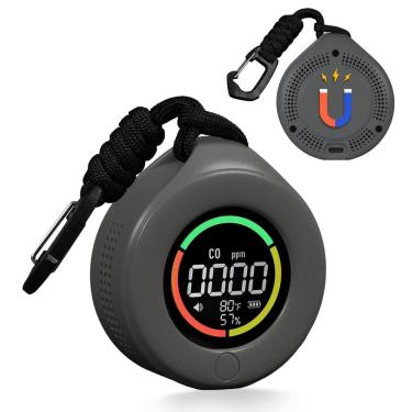 Imagem de Detector de monóxido de carbono MOES Bateria portátil 3 em 1 144h