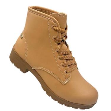 Imagem de Bota Pink Cats Dakota Infantil Feminina Menina Botinha Brilho Coturno 