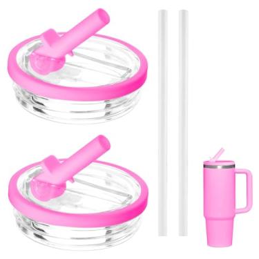 Imagem de Compatível com tampa stanley rosa