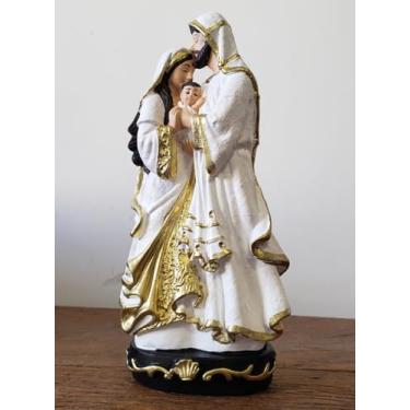 Imagem de Imagem Sagrada Família Ternura em Gesso Premium, 20 x 10 cm